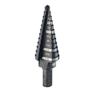 48 - 89 - 9204 4 Step Drill Bit, 3/16 in. - 7/8 in. x 1/16 in. - Mississauga Hardware Centre IncMilwaukee48-89-9204