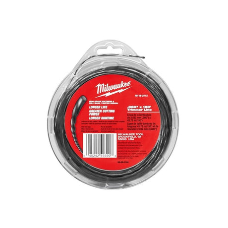 49 - 16 - 2712 .080 in. x 150 ft. Replacement Trimmer Line - Mississauga Hardware Centre IncMilwaukee49-16-2712