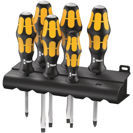 932/6 Screwdriver set Kraftform Wera: Chiseldriver and rack - Mississauga Hardware Centre IncWERA TOOLS5018282001