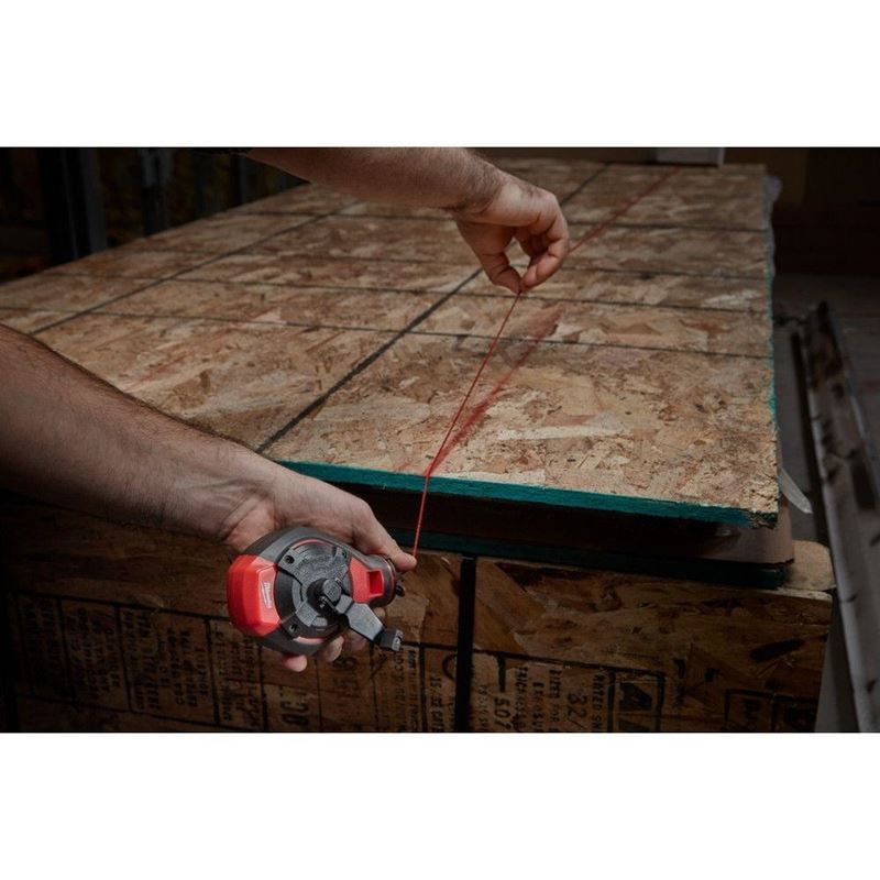 48-22-3986 100 ft. Bold Line Chalk Reel - Red Chalk