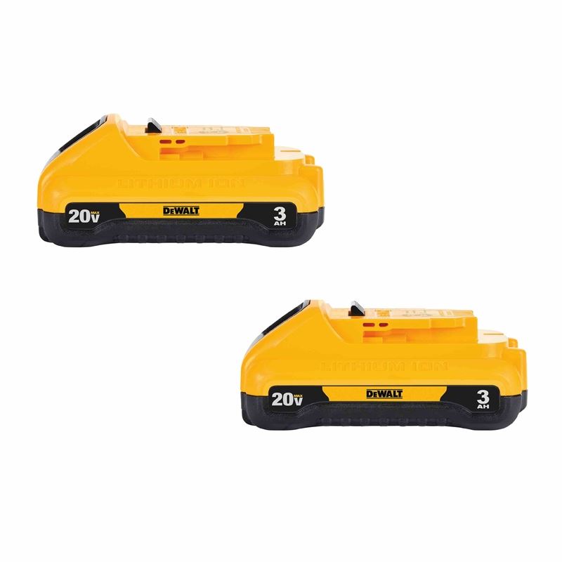 DEWALT DCB230-2 20V MAX* 3.0 Ah Compact Battery 2-Pack