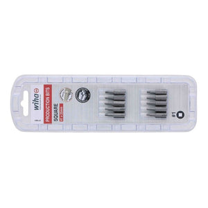 Wiha Square Insert Bit #1 x 25mm Pack of 10 Bits