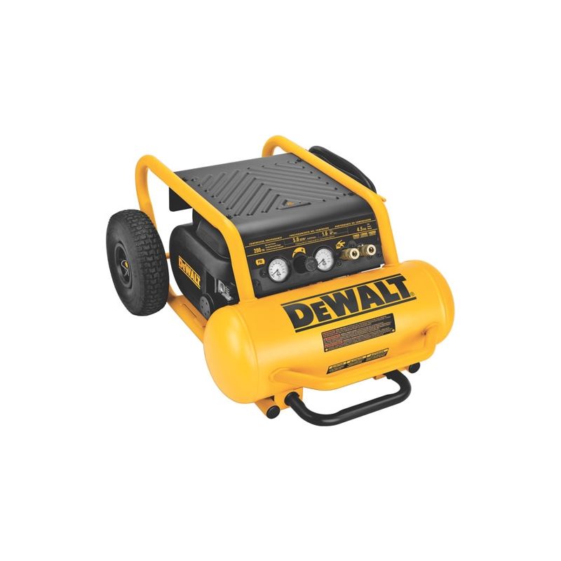 DEWALT | D55146 1.6 HP Continuous, 200 PSI, 4.5 Gallon Compressor