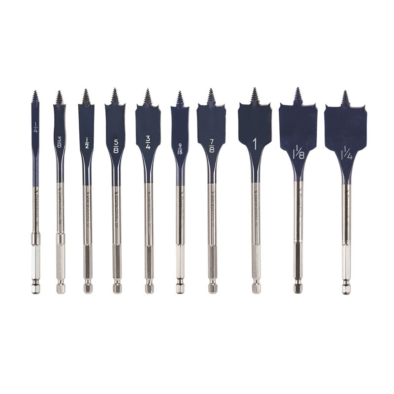 Bosch | DSB5010 10 pc. Daredevil Standard Spade Bit Set
