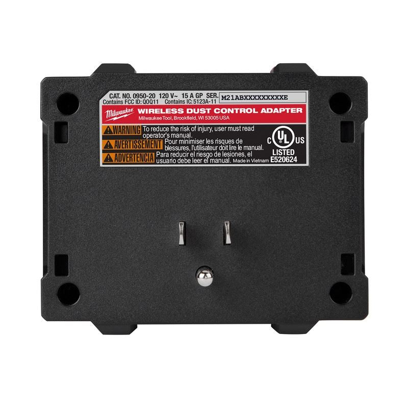 Milwaukee 0950-20 Wireless Dust Control Adapter  Remote Kit