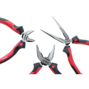 Wiha Industrial Pliers SoftGrip 3 Piece
