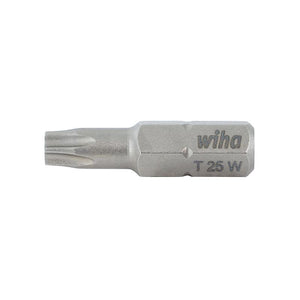 Wiha Torx Align Insert Bit T25 x 25mm Pack of 10 Bits