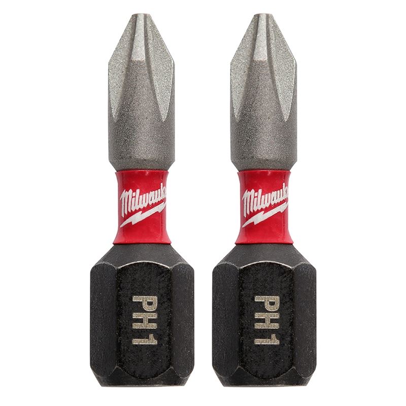 48-32-4411 SHOCKWAVE 2-Piece Impact Phillips #1 Insert Bits