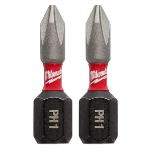 48-32-4411 SHOCKWAVE 2-Piece Impact Phillips #1 Insert Bits