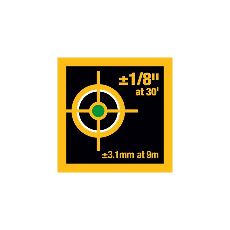 DEWALT DW089LG 12v 3 x 360 Green Line Laser