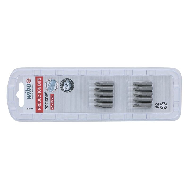 Wiha Terminator Impact Insert Bit Pozi #2 Pack of 2 Bits