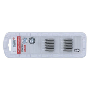 Wiha Terminator Impact Insert Bit Pozi #2 Pack of 2 Bits