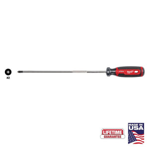 Milwaukee MT204 #2 Phillips 10in Cushion Grip Screwdriver (USA)