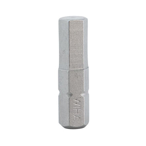 Wiha Hex Metric Insert Bit 6.0 x 25mm Pack of 10 Bits