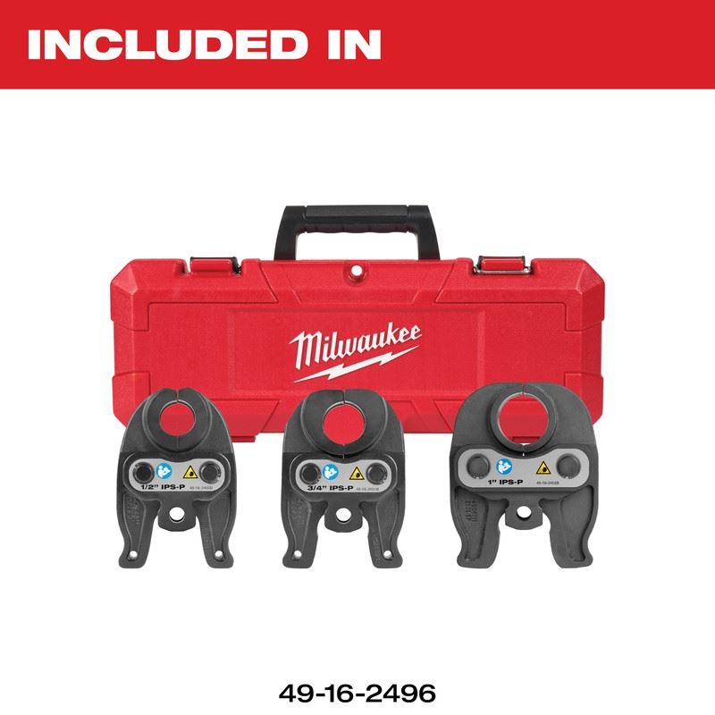 Milwaukee 49-16-2496 1/2in - 1in IPS-P Press Jaw Kit For M12 FORCE LOGIC Press Tools