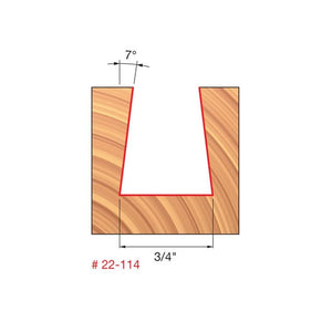 Freud | 22-114 3/4 (Dia.) Dovetail Bit