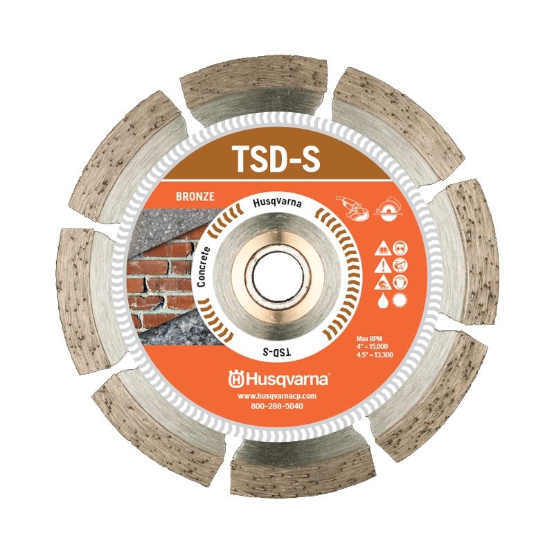 Husqvarna 542761412 7 in TSD-S Dri Disc Segmenged Diamond Blade