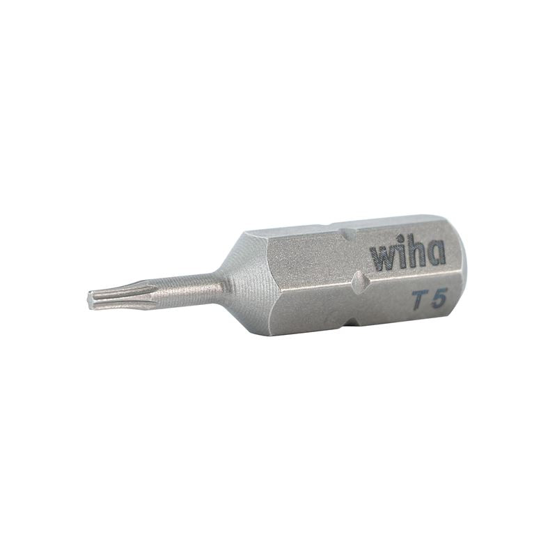 Wiha Torx Insert Bit T5 x 25mm Pack of 10 Bits
