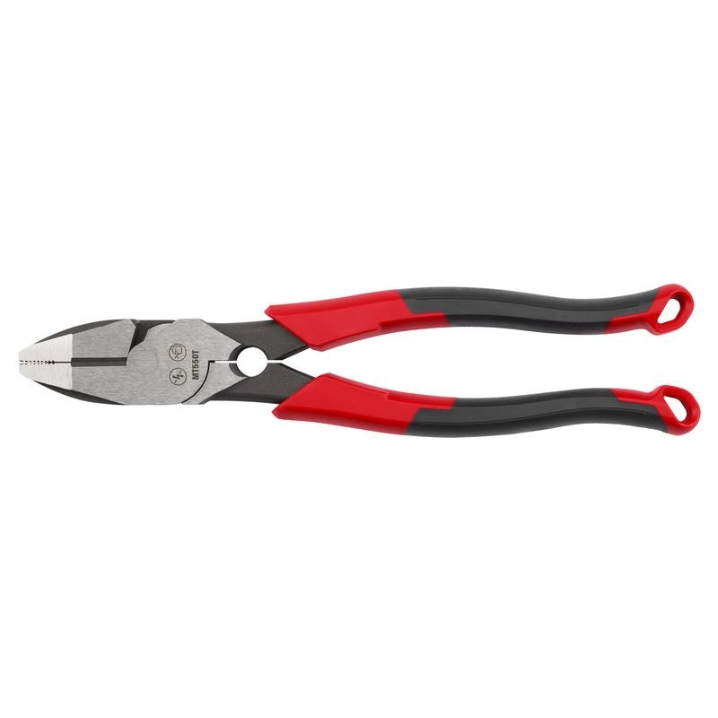 Milwaukee MT550T 9in Linemans Comfort Grip Pliers w/ Thread Cleaner (USA)