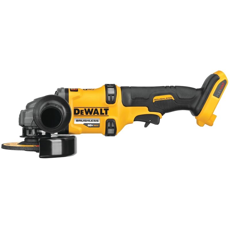DEWALT DCG418B FLEXVOLT 60V MAX* Brushless 4-1/2 in. - 6 in. Cordless Grinder with Kickback Brake (Tool Only)