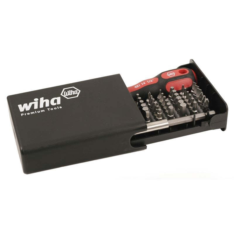 Wiha Bits Collector Torx/Slotted/Phillips/Square/Hex 38 Piece Set