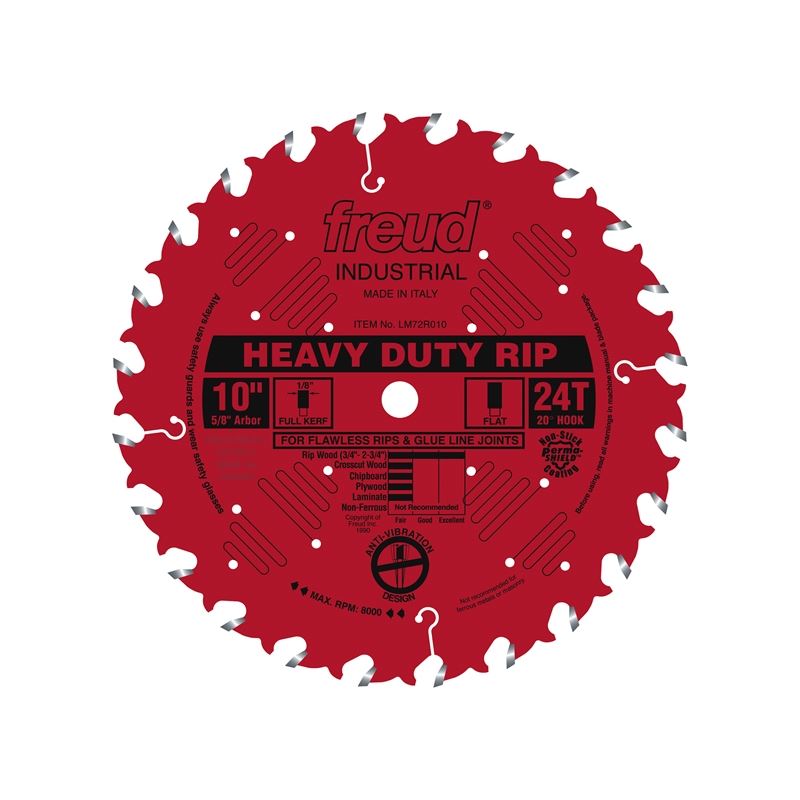 Freud | LM72R010 10" Heavy-Duty Rip Blade