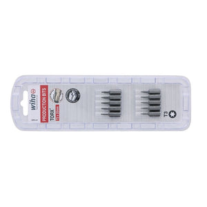 Wiha Torx Insert Bit T3 x 25mm Pack of 10 Bits