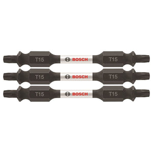 Bosch | ITDET152503 3 pc. Impact Tough 2.5 In. Torx #15 Double-Ended Bits