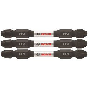 Bosch | ITDEPH32503 3 pc. Impact Tough 2.5 In. Phillips #3 Double-Ended Bits