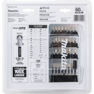 Makita E-01644 Impact XPS 60 Pc. Impact Bit Set