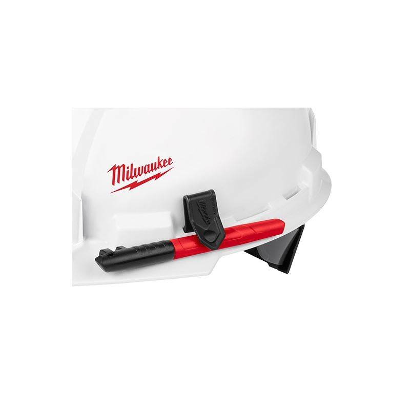 Milwaukee 48-73-1021 Front Brim Hard Hat with BOLT Accessories   Type 1 Class E (Small Logo)