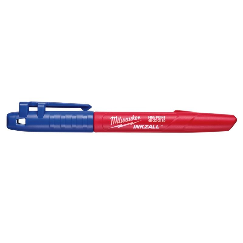 Milwaukee 48-22-3180 Blue INKZALL Fine Point Jobsite Marker -1 PK