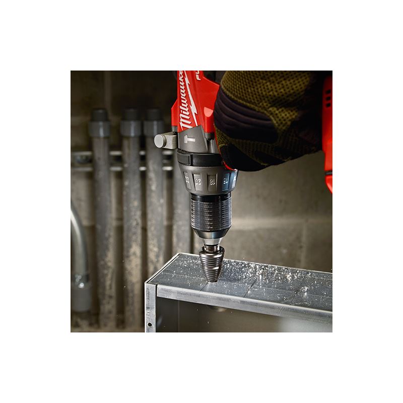 Milwaukee #12 Step Drill Bit, 7/8" - 1-3/8"