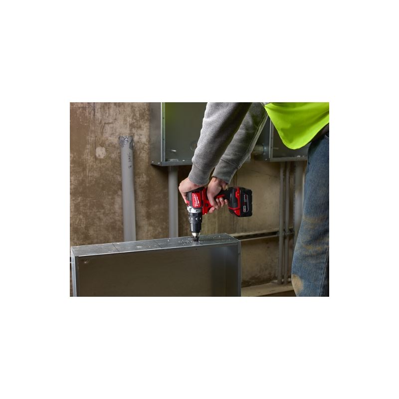 Milwaukee 2799-22CX M18 Compact Brushless Hammer Drill/Brushless Impact Combo Kit (2 Tool)
