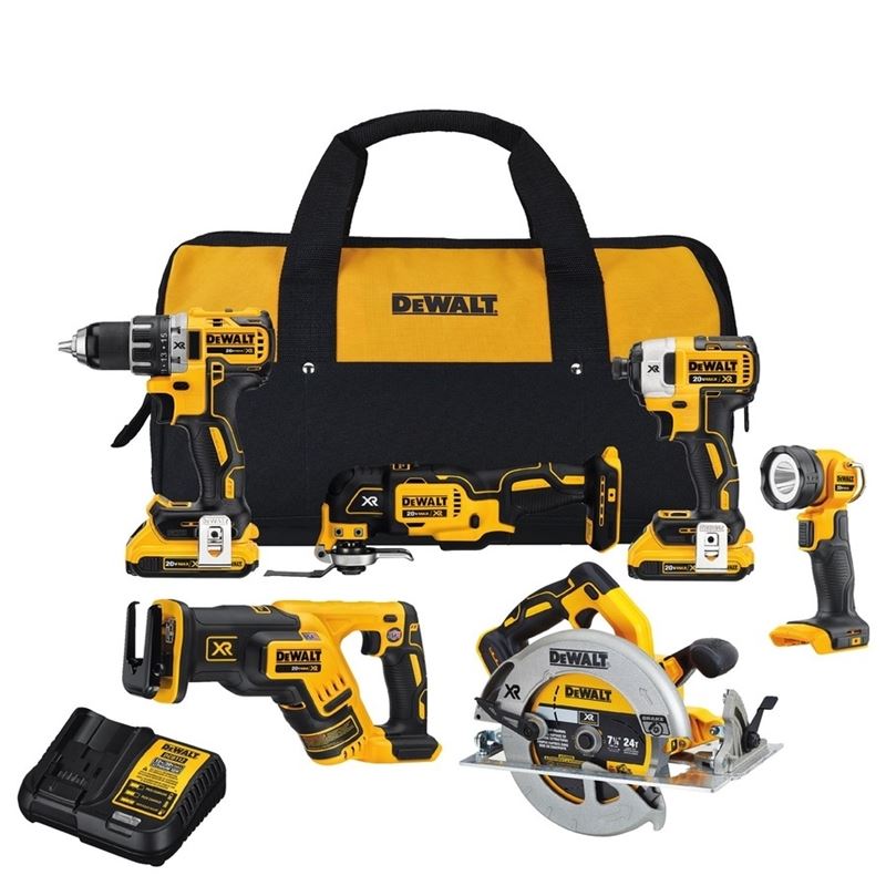 DEWALT DCK694P2 20V MAX* XRÂ® 6-TOOL COMBO KIT