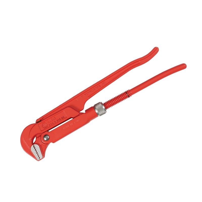 Wiha Pipe Wrench Narrow Style Jaw 90Â° 2.1''