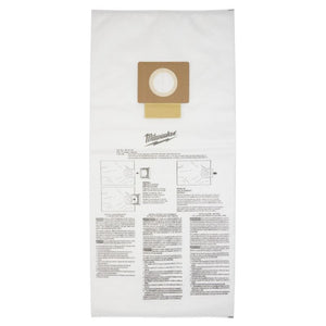 Milwaukee 49-90-1999 Fleece Dust Bags (5PK) - 12 Gallon