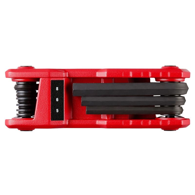 Milwaukee 48-22-2182 8 Key Folding Hex Key Set  - Metric