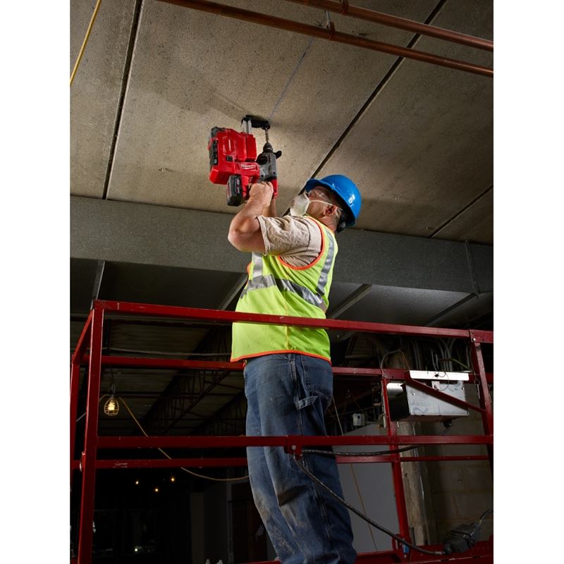 2712-22DE M18 FUEL 18 Volt Lithium-Ion Brushless Cordless 1 in. SDS PLUS Rotary Hammer  HAMMERVAC Dedicated Dust Extractor Kit
