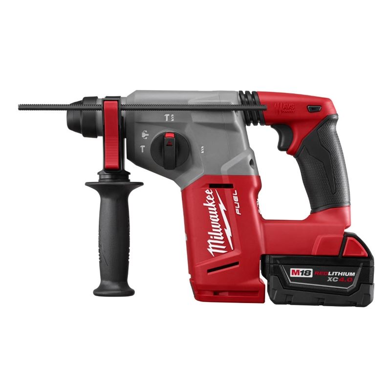 2712-22DE M18 FUEL 18 Volt Lithium-Ion Brushless Cordless 1 in. SDS PLUS Rotary Hammer  HAMMERVAC Dedicated Dust Extractor Kit