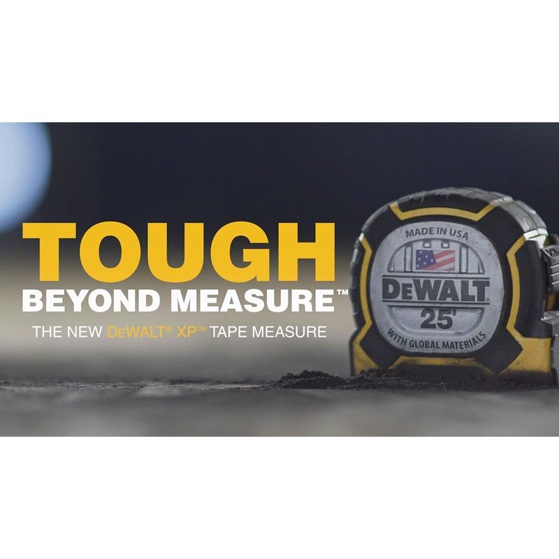 DEWALT DWHT36225S 25 ft XP Tape Measure