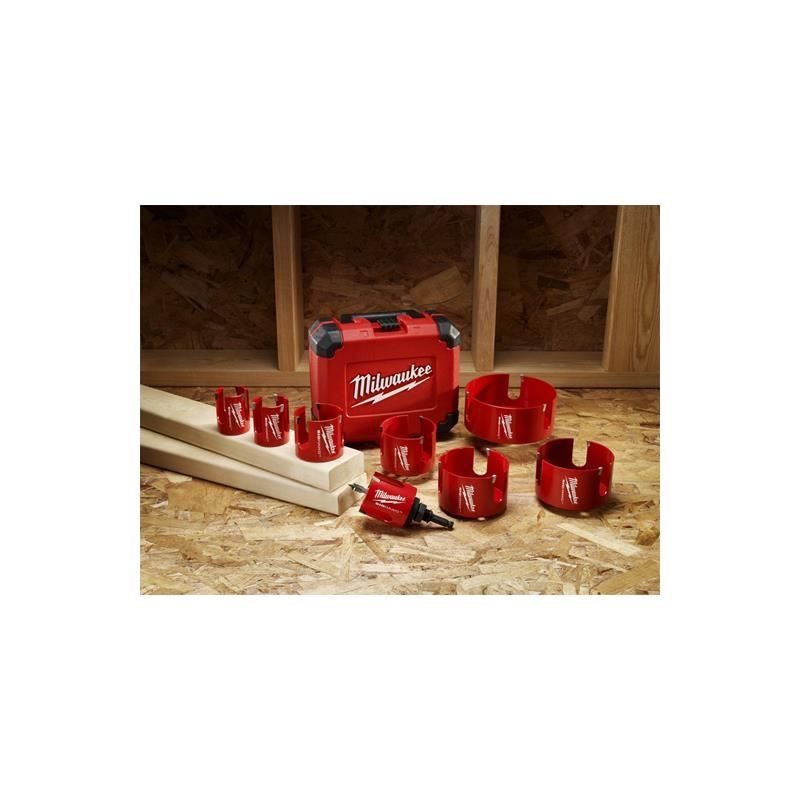 Milwaukee 49-56-9075 7-PC Big Hawg Hole Cutter Kit