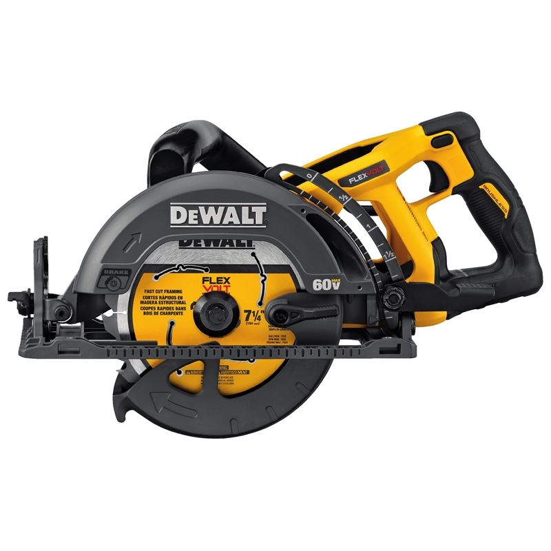 DEWALT DCS577B FLEXVOLTÂ® 60V MAX* 7-1/4 in. Cordless Worm Drive Style Saw (Bare)