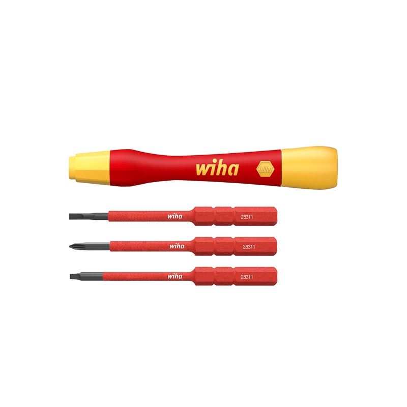Wiha Insulated SlimLine Picofinish 4 pc. Blade Set