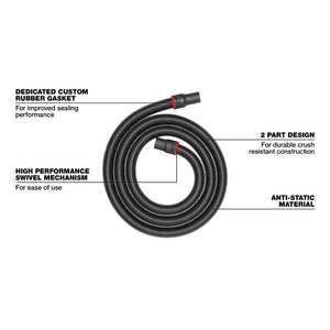 Milwaukee 49-90-2004 2-1/2in X 16' Flexible Hose