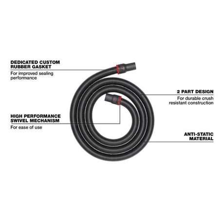 Milwaukee 49-90-2004 2-1/2in X 16' Flexible Hose