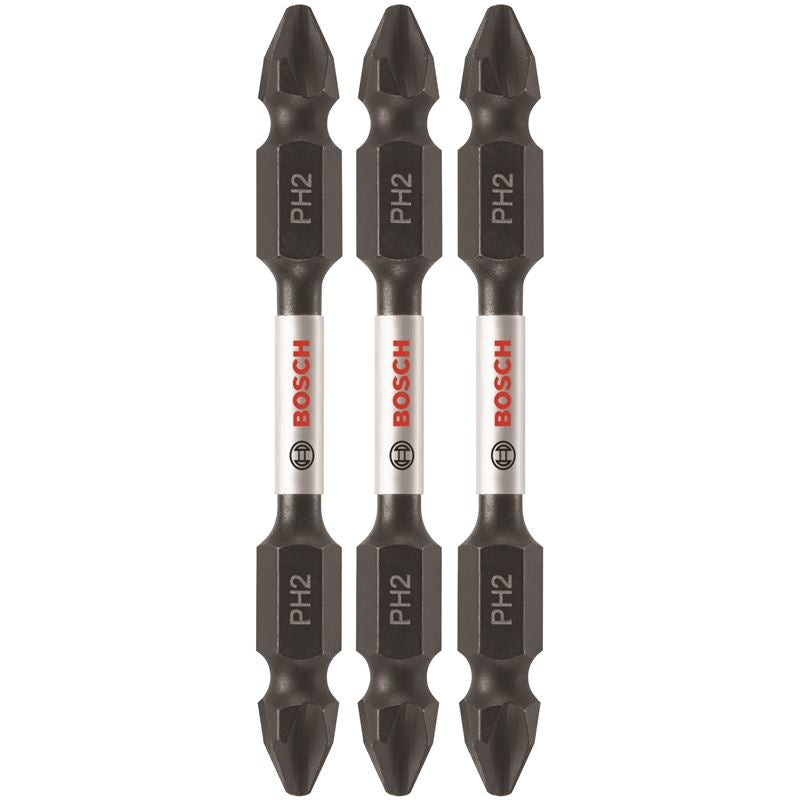 Bosch | ITDESQ22503 3 pc. Impact Tough 2.5 In. Square #2 Double-Ended Bits