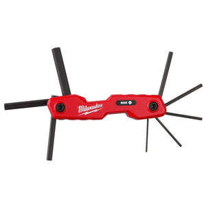 Milwaukee 48-22-2182 8 Key Folding Hex Key Set  - Metric