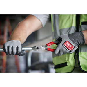 Milwaukee MT555 8in Long Nose Comfort Grip Pliers (USA)