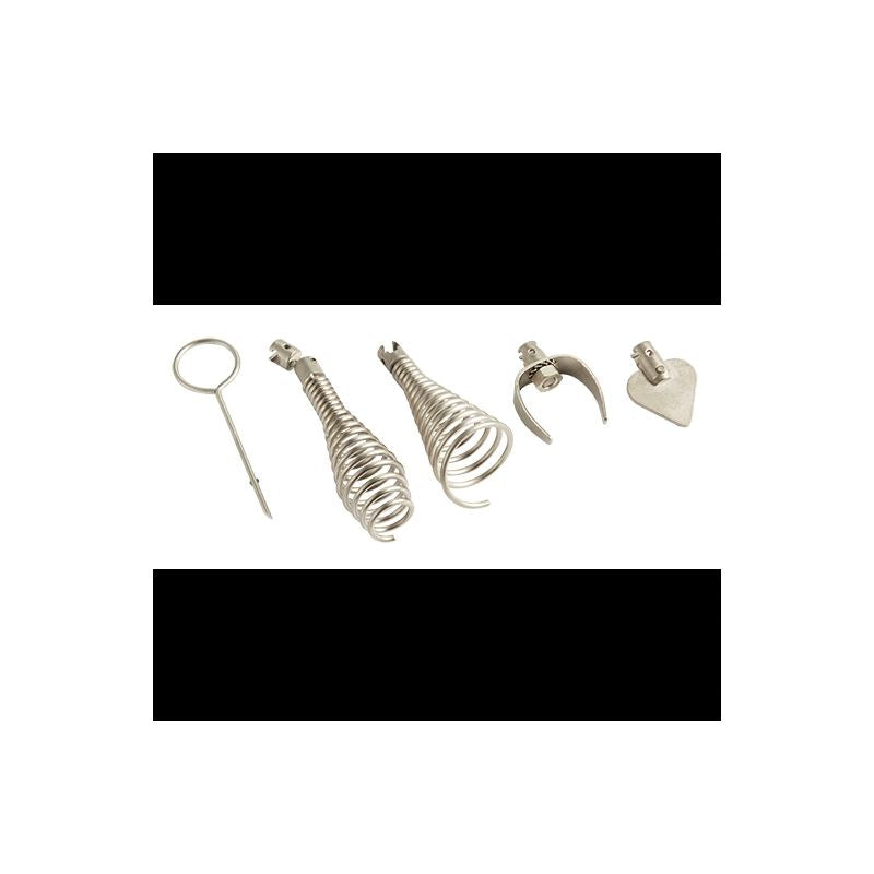 Milwaukee 48-53-2790 5PC Medium Cable Head Attachment Kit w/ RUST GUARD Plating